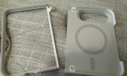 Apple's official silicone case for the iPhone Duo requires adhesive