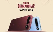 Tecno Spark 50s and 50C unveiled with 120Hz displays